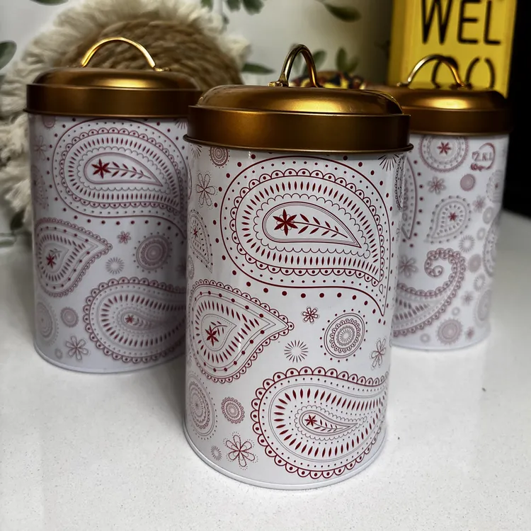 三件套礼品茶罐盐罐
