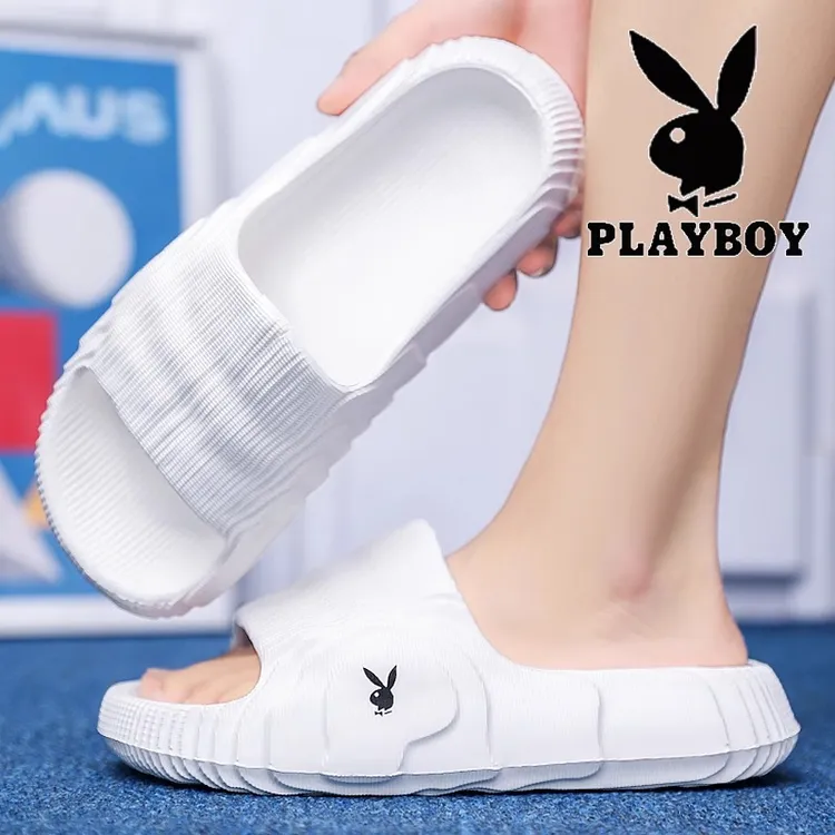 花花公子男士拖鞋潮牌秋季防滑踩屎感家用洗澡一字拖运动沙滩凉拖