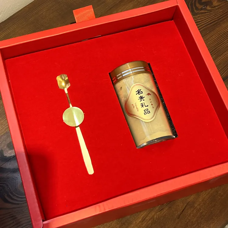 所幸吉林长白山西洋参粉100%纯粉50g礼盒装配调羹实用滋补佳品