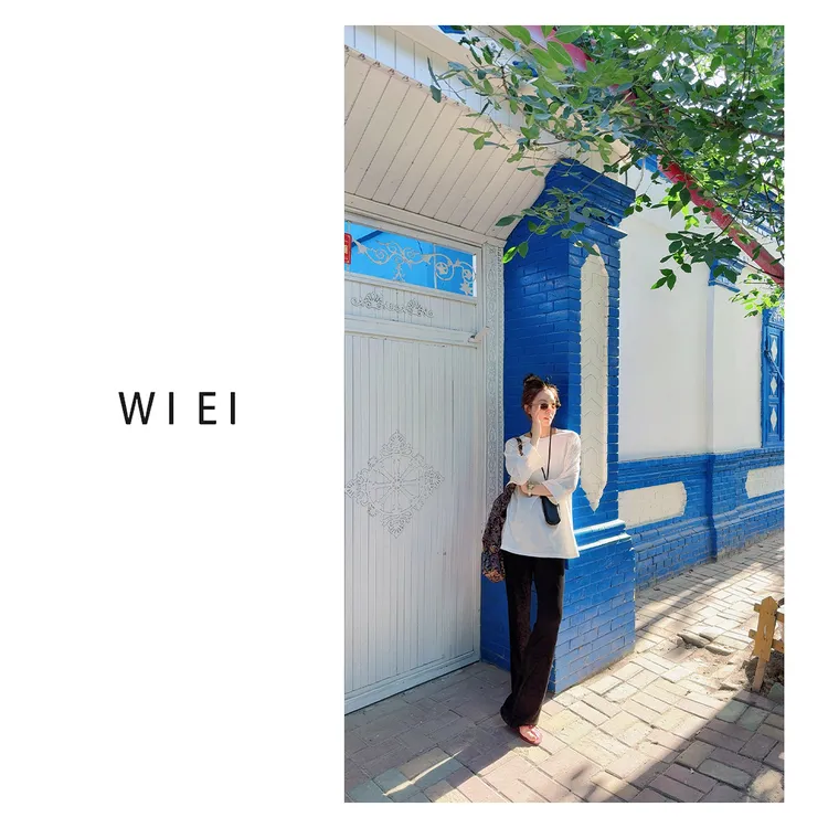 《WI EI》绵绵衫*灵地丝羊毛 桑蚕丝 长袖宽松基础打底衫 24159