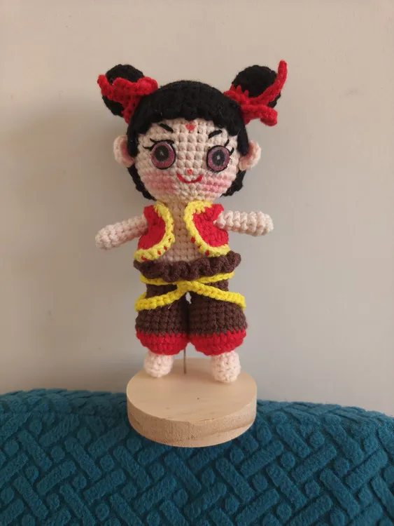 纯手工钩织包挂件  小哪吒  不退换慎拍