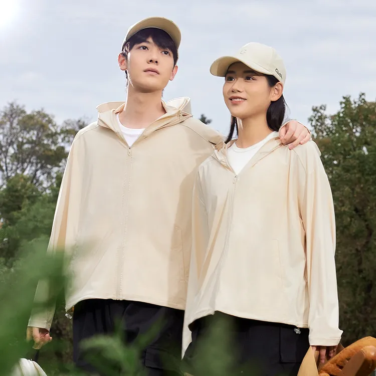 冰感防晒衣男士夏季新款防紫外线皮肤衣情侣款百搭舒适透气防晒服