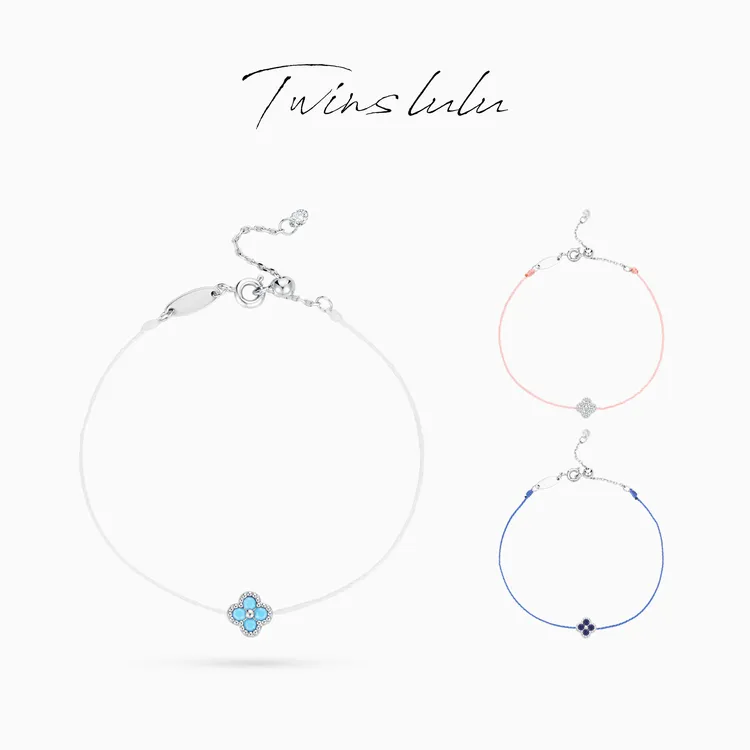 TWINS LULU 镀K金 时尚经典百搭设计师款四叶手链TSS6811