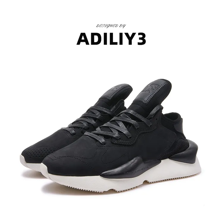 Adiliy-3官方正品y3黑武士时尚百搭厚底男士运动开车男鞋y3老爹鞋