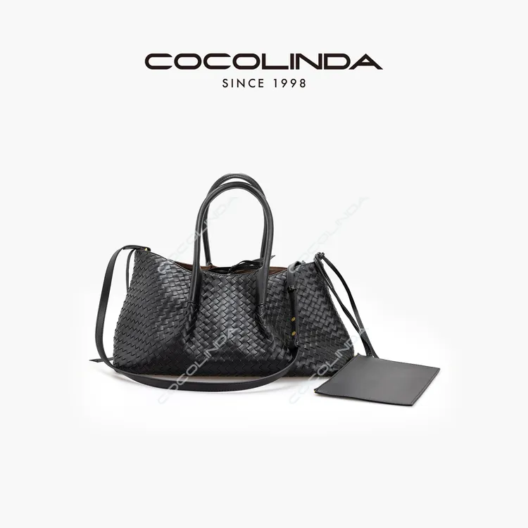 COCOLINDA | 法式手工编织包包手提包大包B5025