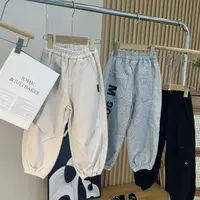 【巴*豆】KZ-221  品牌撤柜 休闲洋气时尚宽松休闲长裤百搭韩版