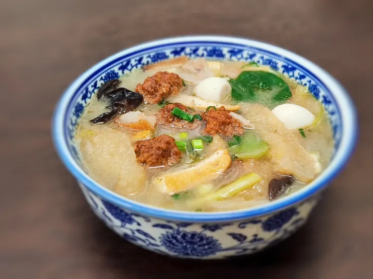 苏北地特色菜杂烩徐州邳州新沂宿迁烧三鲜烧大杂烩