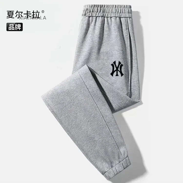 2025春季新款潮牌轻奢华棉卫裤男女同款时尚百搭华棉卫裤刺绣Y
