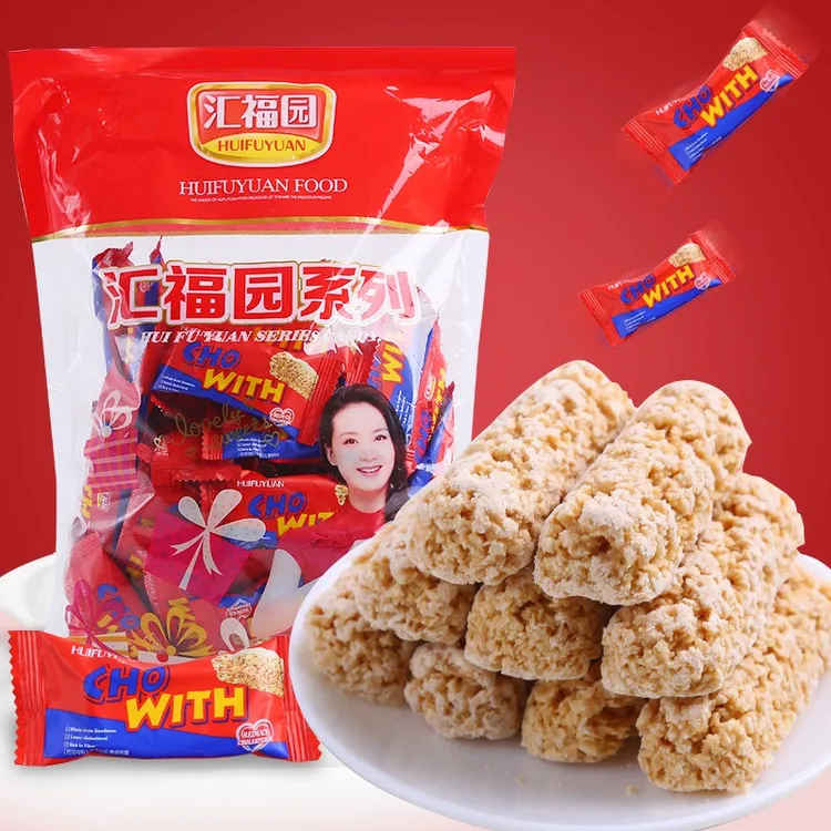 汇福园牛奶燕麦巧克力500g约39颗麦片结婚喜糖果散装零食批发