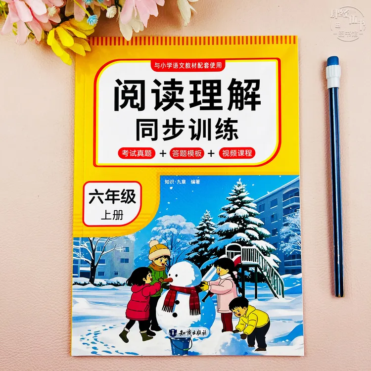 语文六年级上册阅读理解同步训练六年级语文考试真题模板视频讲解