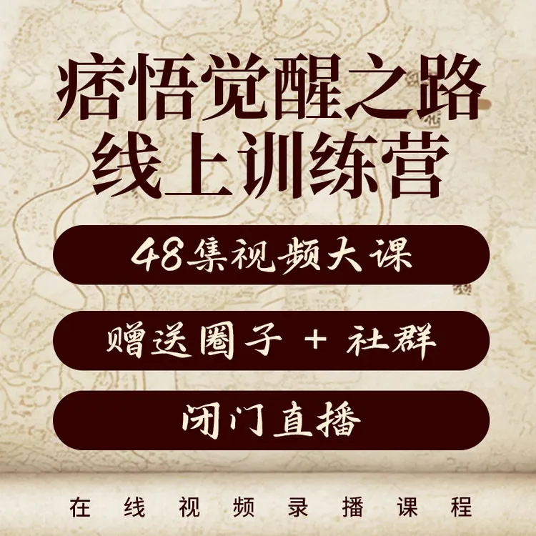 痞悟觉醒之路实修营视频录播课(正在更新)商品图