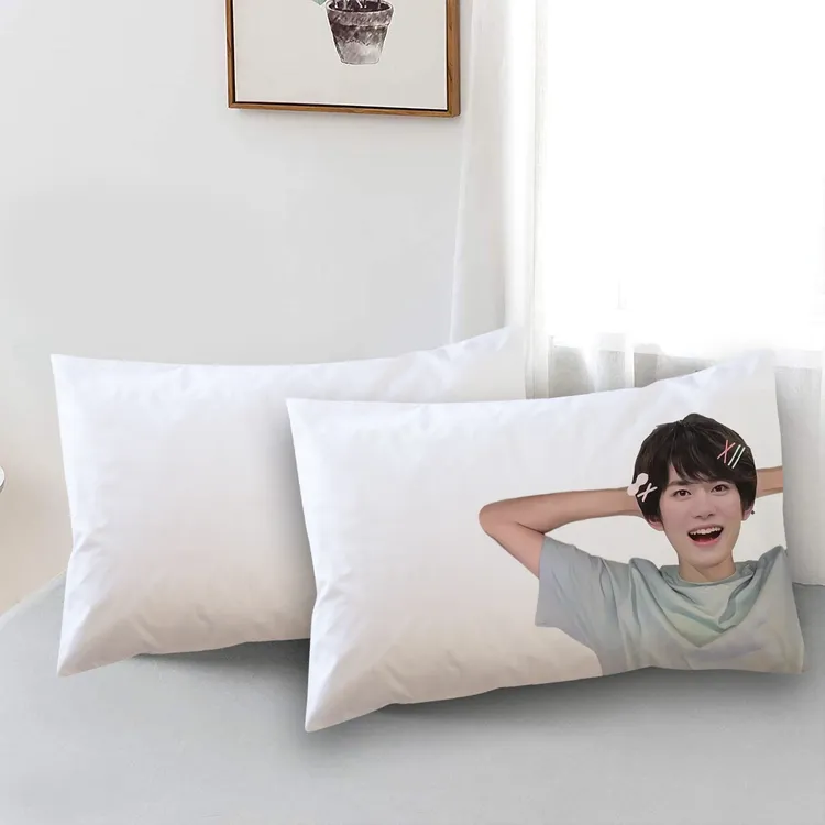 易烊千玺枕头明星周边枕套枕芯套装双面印图来图定制学生午睡靠枕