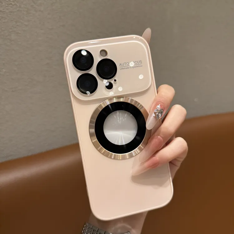新款大视窗磁吸适用苹果16promax手机壳个性iPhone15创意14时尚13