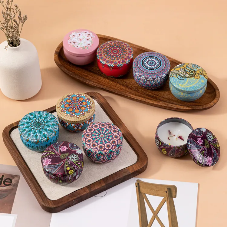 【包邮到家】4瓶装家用无烟香薰蜡烛持久熏香净化空气可作伴手礼