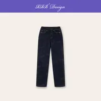 RRB Design「牛仔本色」环保原色棉复古显瘦百搭修身显瘦直筒牛仔裤