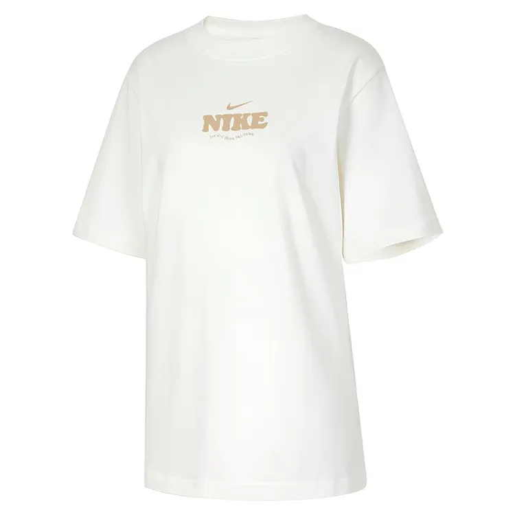 NIKE/耐克【官方正品】夏季女子纯棉运动休闲短袖T恤HF6180-133