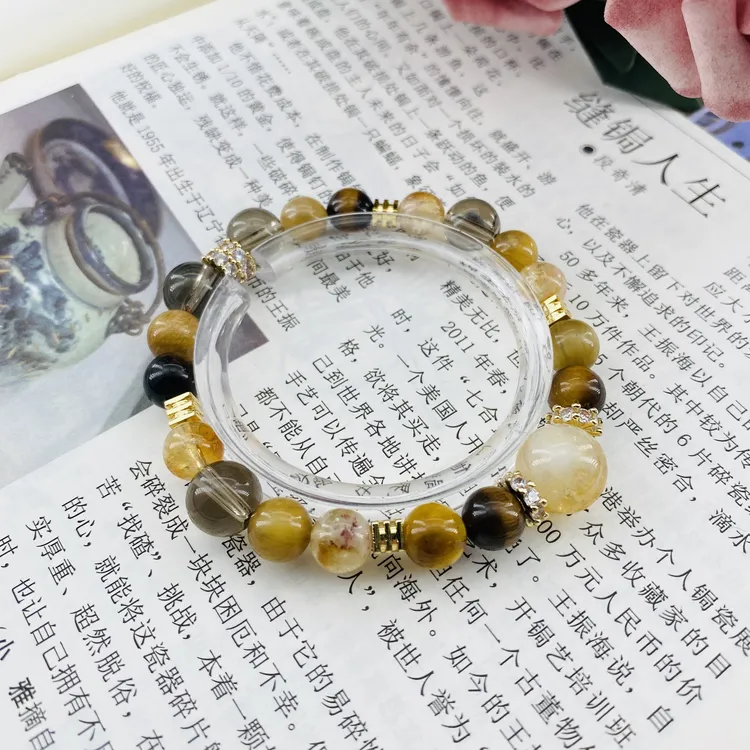 【金霸大综合-多宝系列】纯天然水晶手串diy气质时尚轻奢百搭高级感