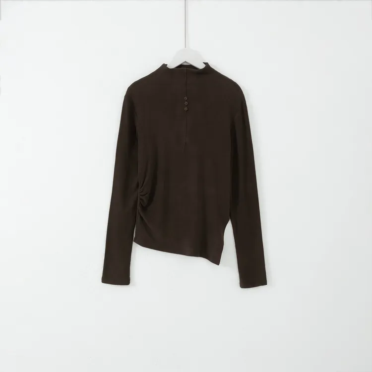 几里与麻  休闲百搭长袖打底衫 衣长61胸围86 2101241