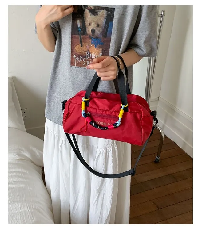 淘园0356新款尼龙防水轻便手提斜挎布包