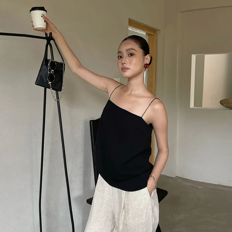  PURITY YH简约2025新款抹胸吊带背心女夏外穿内搭度假风美背上衣