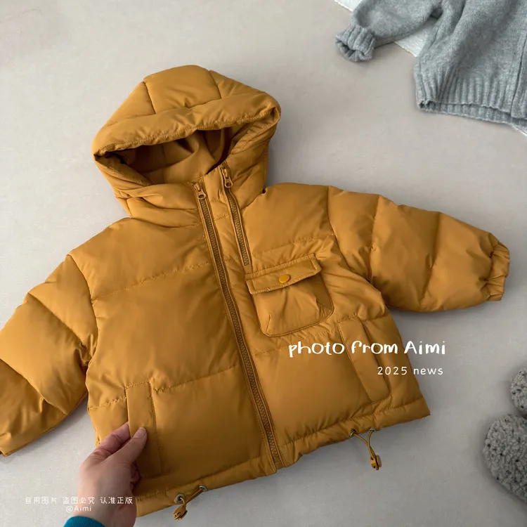 儿童冬款棉服男女童保暖棉袄韩版洋气冬季百搭上衣