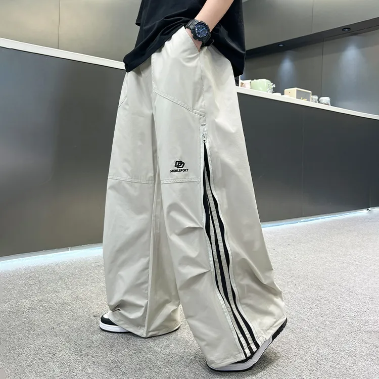 男童裤子夏装2025新款儿童夏款冲锋裤中大童男孩夏款休闲长裤潮酷