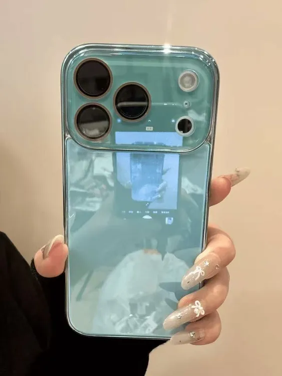 高级感ins银灰极简纯色适用iPhone17promax苹果15pro手机壳16新款