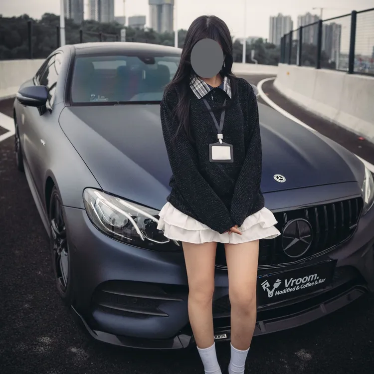 美式男士复古小香风polo衫格纹拼接长袖t恤感重磅翻领百搭卫衣