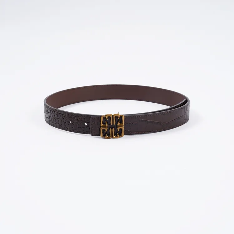 LYNEE 老花logo压纹腰带 日常百搭配饰 LAD2FAA018