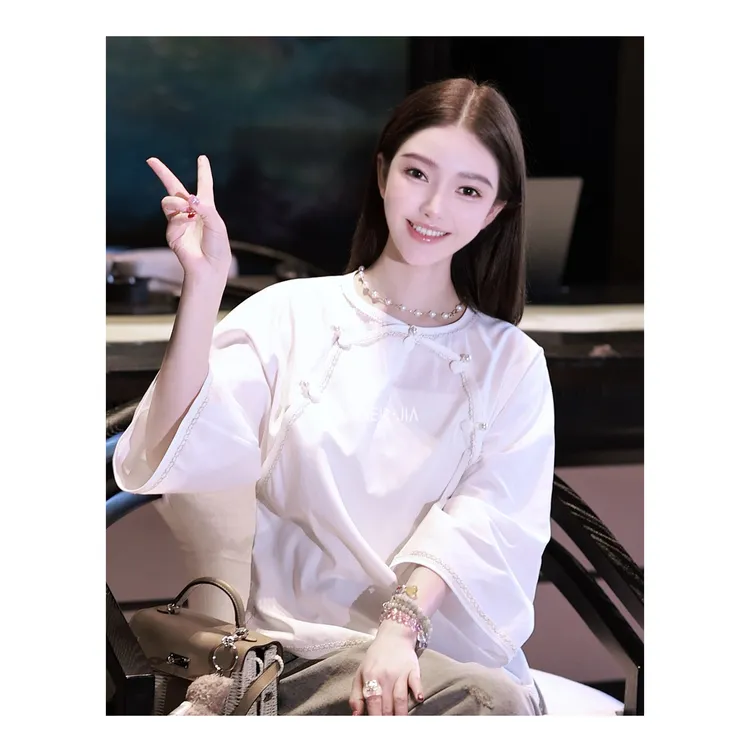 17-【秋风有信】宝儿家含幂BK206725307XQ早秋国风盘扣甜美气质上衣