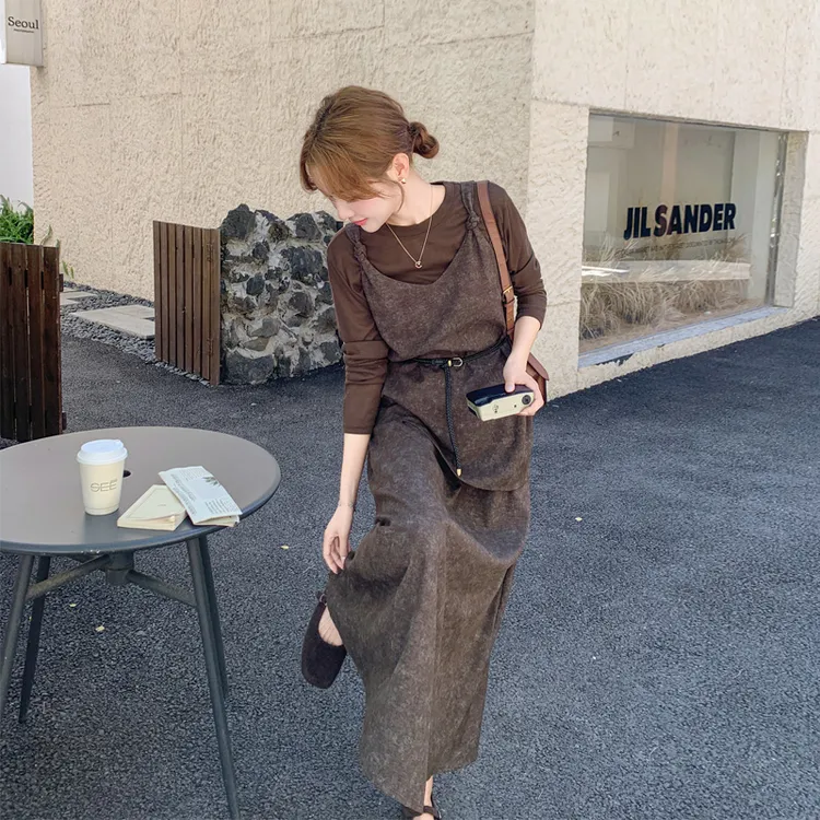 复古美拉德老钱风套装裙2025春秋新款法式高智感轻熟风气质三件套