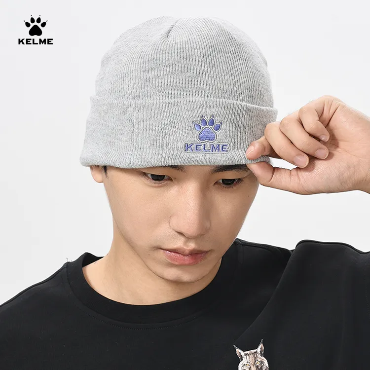 【新款针织帽】卡尔美秋冬男女同款毛线帽情侣百搭时尚保暖潮流新品