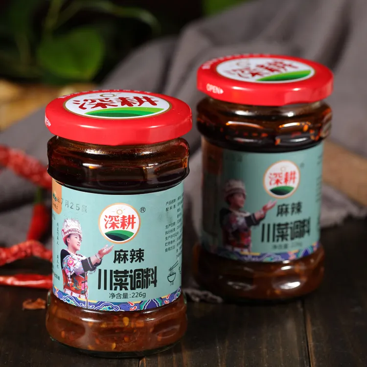 重庆深耕麻辣彩标川菜调料226g麻辣下饭炒菜美食包邮