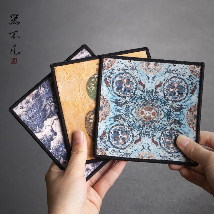 云纱壶垫中式壶承织锦茶杯垫紫砂壶垫布艺干泡垫家用防烫隔热茶托