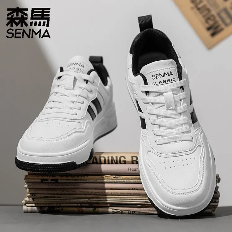 森马正品男鞋2025新款秋季青少年运动板鞋男款高中初中学生小白鞋