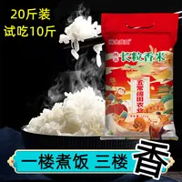 五常直供 臻品长粒香米 东北大米 现磨新米20斤装