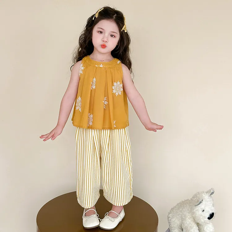 炸街女童套装夏季2025新款洋气儿童超好看夏装小童夏日漂亮两件套