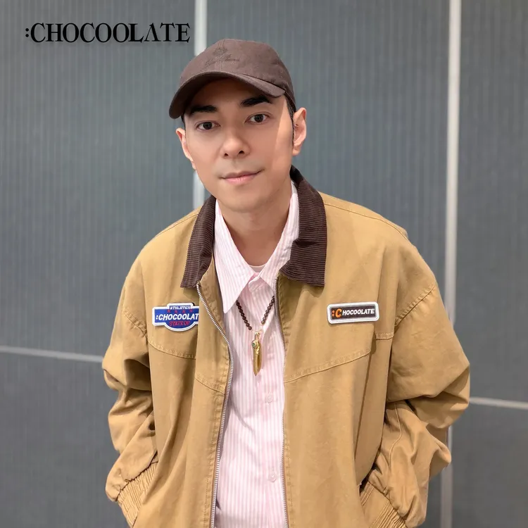 【李晨nic专属】it：CHOCOOLATE美式复古撞色翻领外套6163-1400309