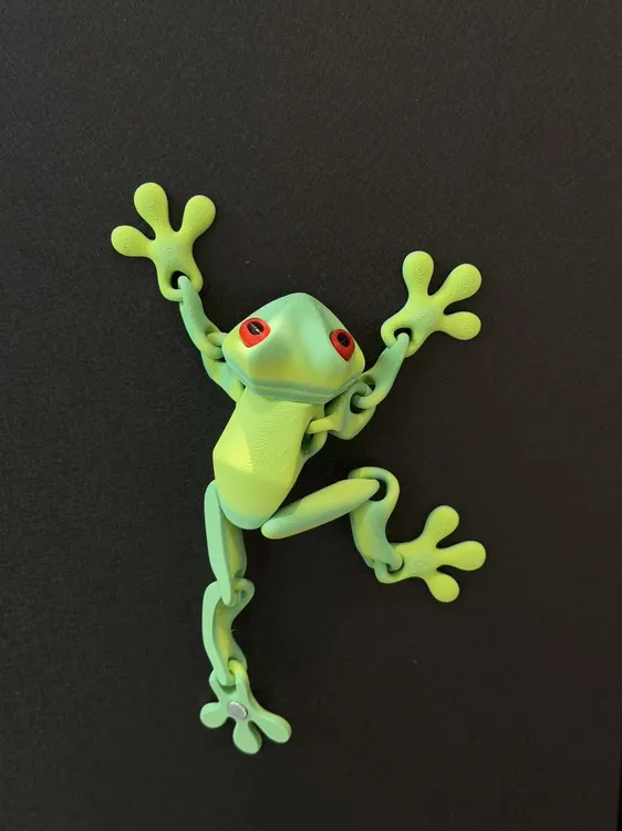 ININHOME创意Hares 3D磁吸青蛙冰箱贴头和腿可活动