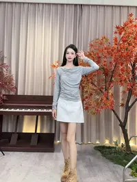 秋季新款法式小众设计感百搭上衣CB4415+CSS421172+CXQ422051