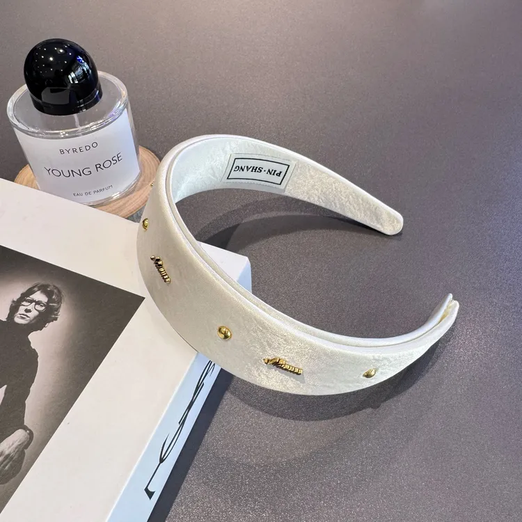 手作重工高订发卡叠加薄款新款头箍外出压高级感发箍韩版百搭气质