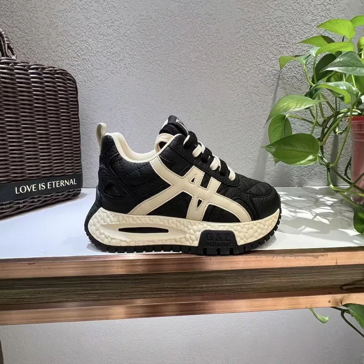 25秋冬新品男士时尚潮流厚底舒适百搭休闲阿甘鞋