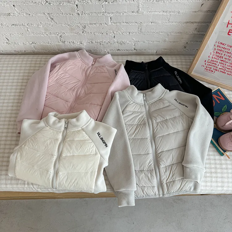 秋冬新款儿童90白鸭绒校服神器男女童冬季保暖羽绒外套