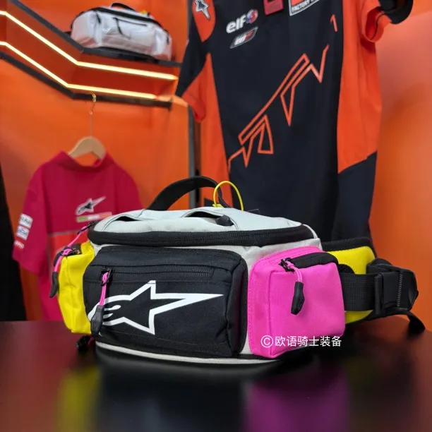 [意大利卡杜拉面料] AlpinestarsA高级三拼色防水大容量腰包