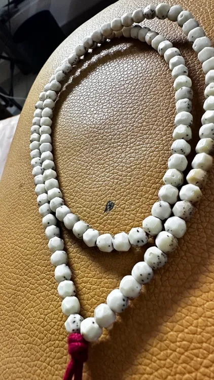 6改三分之二留白石玉料冰糖108