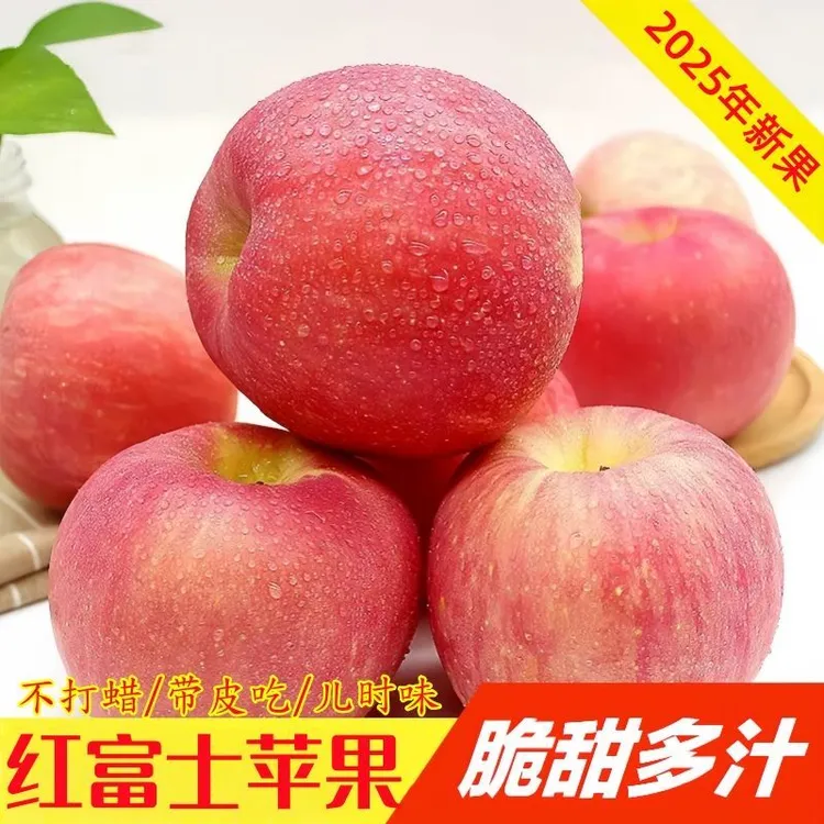 头茬红富士苹果新鲜脆甜多汁当季应季水果