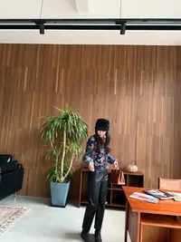 【清思】25新高级感“蛋白皮”时尚百搭皮裤 YK087