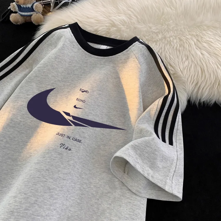 男童宽松纯棉短袖t恤夏装男孩夏季半袖体恤上衣服大童痞帅儿童装