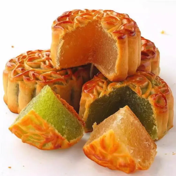 水果味夹心小月饼凤梨月饼广式迷你小月饼独立包装多口味中秋点心