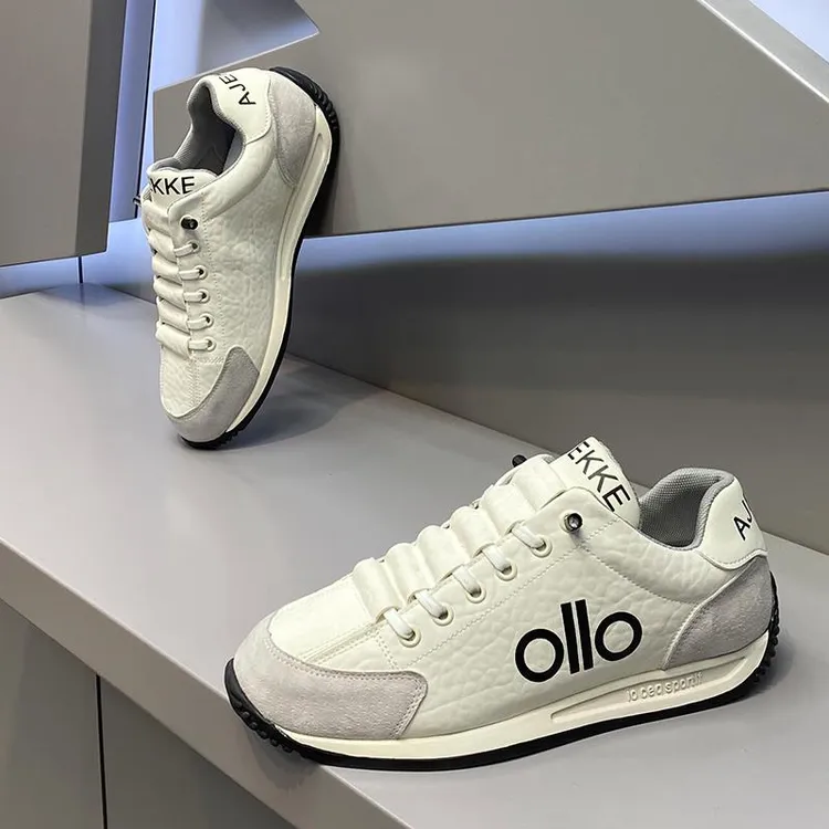 阿甘鞋男款2025秋季新款时尚百搭软底低帮鞋真皮懒人一脚蹬休闲鞋